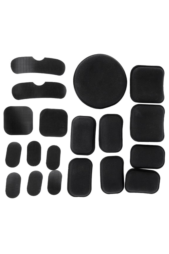 19Pcs Padding Replacement Motorcycles Helmets Foam Cushion Pad for Head for Liners Inner Pad