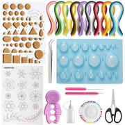 19Pcs/Set Paper Quilling Kits, DIY Handcraft Paper Quilling Tools with 45 Colors 900 Strips for Quilling Beginners and Paper Art Craft Lovers