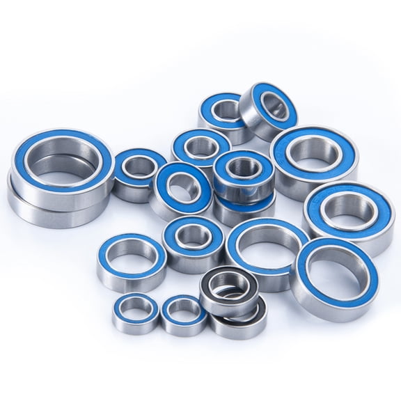 19Pcs Steel Wheel Hubs Axle Bearing Kit for 4-Tec 2.0 VXL AWD Chassis #83076-4 1/10 RC Car Truck Model Upgrade Parts