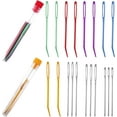 19Pcs Yarn Needles Set Crochet Darning Sewing Stainless Steel Large Big