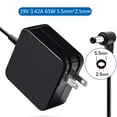 thumbnail image 1 of 19V 3.42A 65W 5.5mm*2.5mm Laptop AC Adapter Charger for Asus X555LD-XO049H X555LD-XO482H M5200NP UL80VT-WX056V UL80VT-WX059V U24 M6A K555LB-X0393T K555LB-XO393H R556LF-X0376T R556LF-XO048H X550LNV, 1 of 6