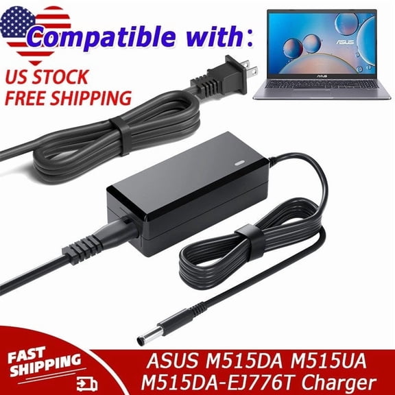19V 3.42A 65W AC Adapter Charger ADP-65GD D Compatible with ASUS M515DA M515UA M515DA-EJ776T