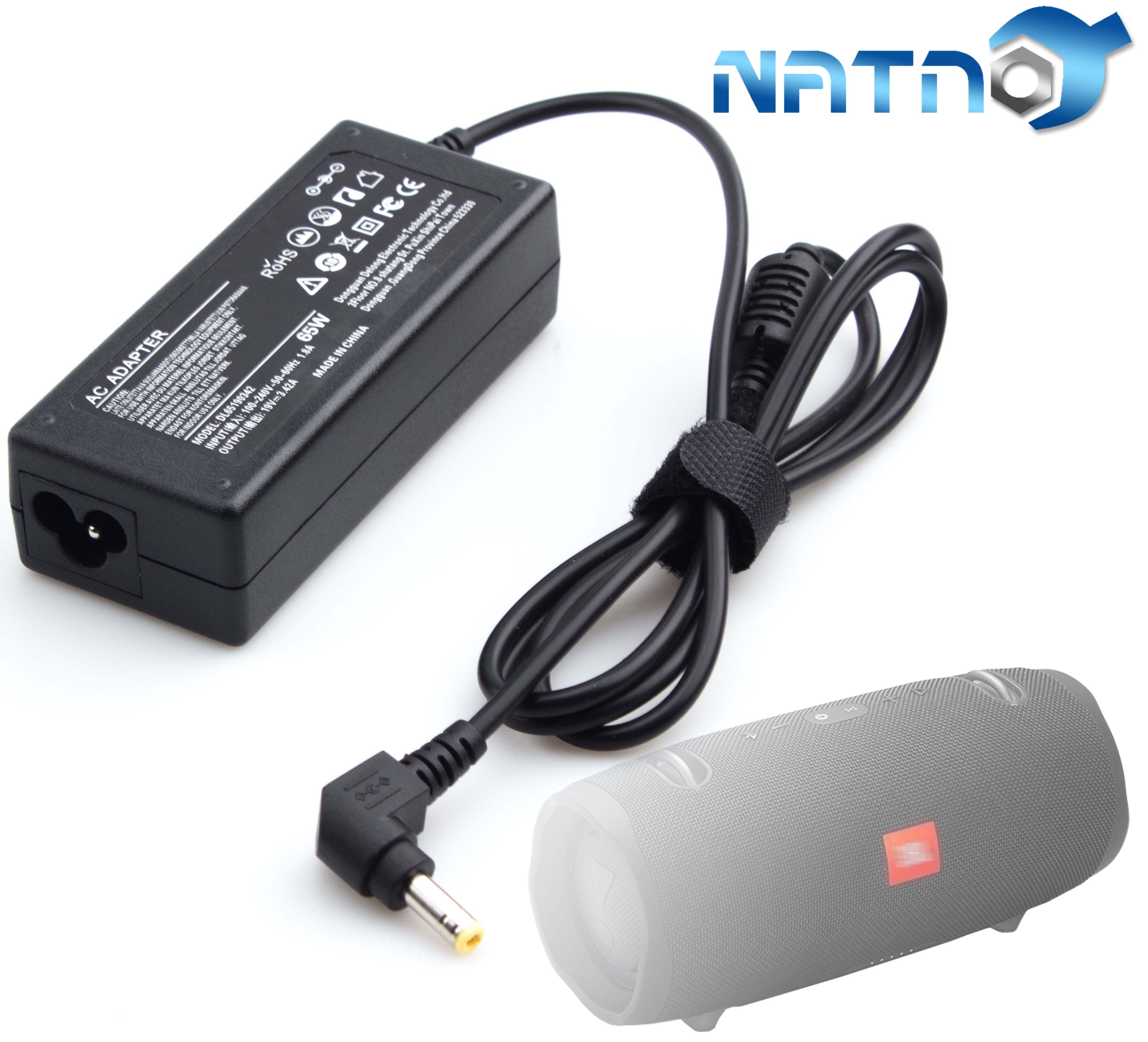 AC Adapter Charger For JBL Flip 4, Pulse 2/3, Charge 2/3, GO, Clip – 5.25V 3A 15W, 2-Year Warranty