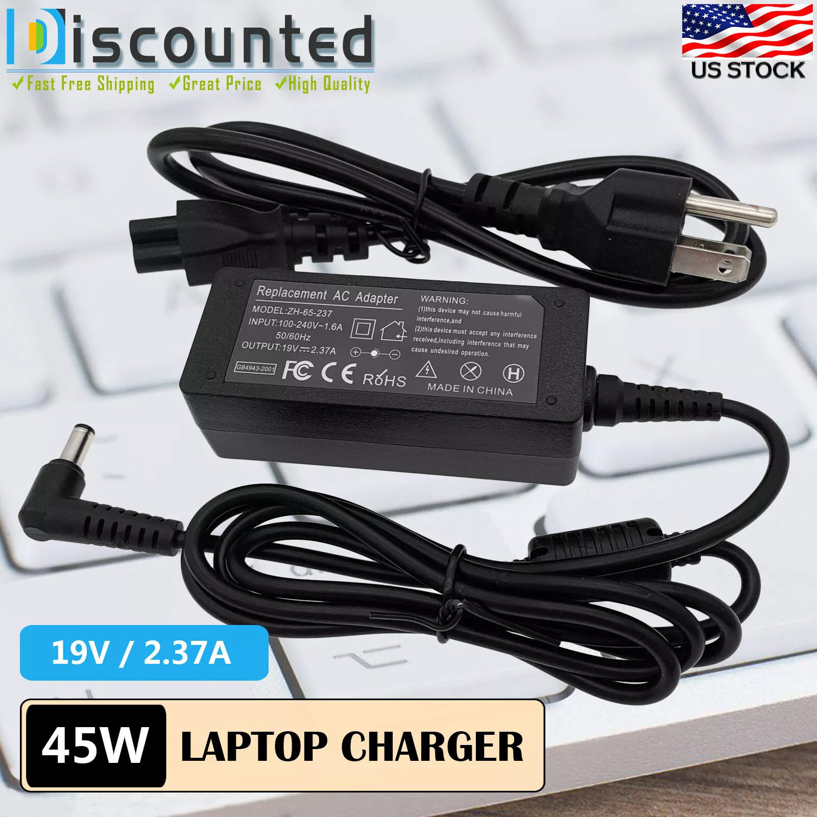 Vhbw 1x Alimentatore Compatibile Con Toshiba Satellite A205 Sp4038 A205 Sp4068 A210 A210 106 A210 15y A215 S4697 A215 S4717 A215 S4737 94293961
