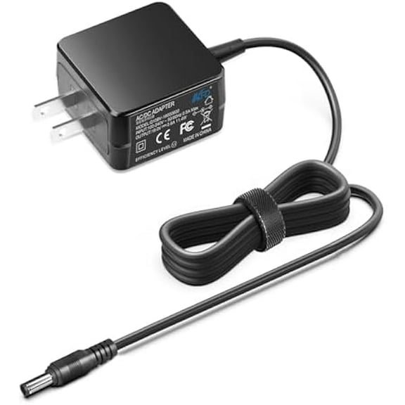 19V Charger for ILIFE V3s Pro,V5s Pro,V1,V3,V4,V5,V5 Pro,V7,X5,V50,V55,X800,V8s,V80 Max,V9e,A4,A4s,A4s Pro,A6,A7,A8,A9,A9s,A10,A80 Max Robot Vacuum Cleaner GSCU0600S019V12E Power Supply Adapter