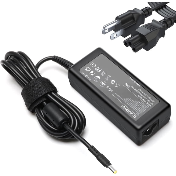 19V Monitor Charger Compatoble with Acer Monitor SB220Q R240HY S202HL S230HL S231HL S232HL S240HL S271HL S220HQL G226HQL G236HL H226HQL H276HL HN274H Adapter Power Cord