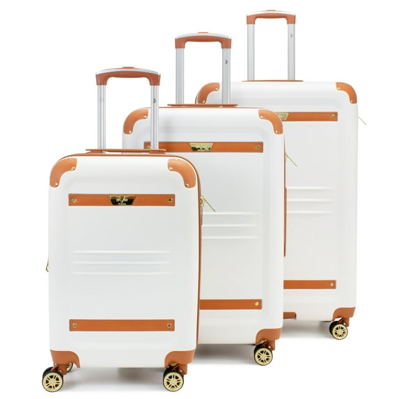 19V69 ITALIA Vintage Expandable Hard Spinner Luggage Set (3 Piece)