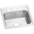 thumbnail image 1 of Elkay, Gourmet Pacemaker, Single Bowl Top Mount Sink with 3 Faucet Holes, PSR19183, L: 19" W: 18" H: 7-1/8", Stainless Steel, 1 of 2