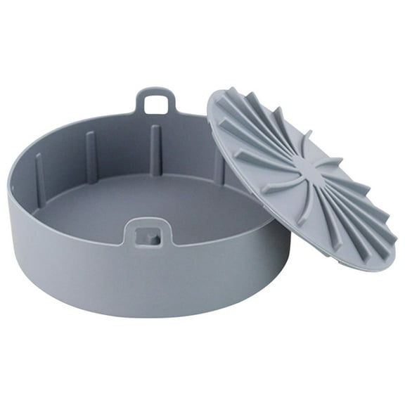 19cm Air Fryer Silicone Pot Liner | EXTRA STRONG | Food Safe Air fryers Accessories | Replacement of Flammable Parchment Paper Liners | No More Harsh Cleaning Basket After Using Airfryer