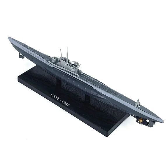 19cm Long WWII German U552 Submarine Diecast Model, Ideal for Shelf & Showcase Display