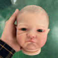 19inch Already Painted Reborn Doll Parts Cute Baby 3D Painting with