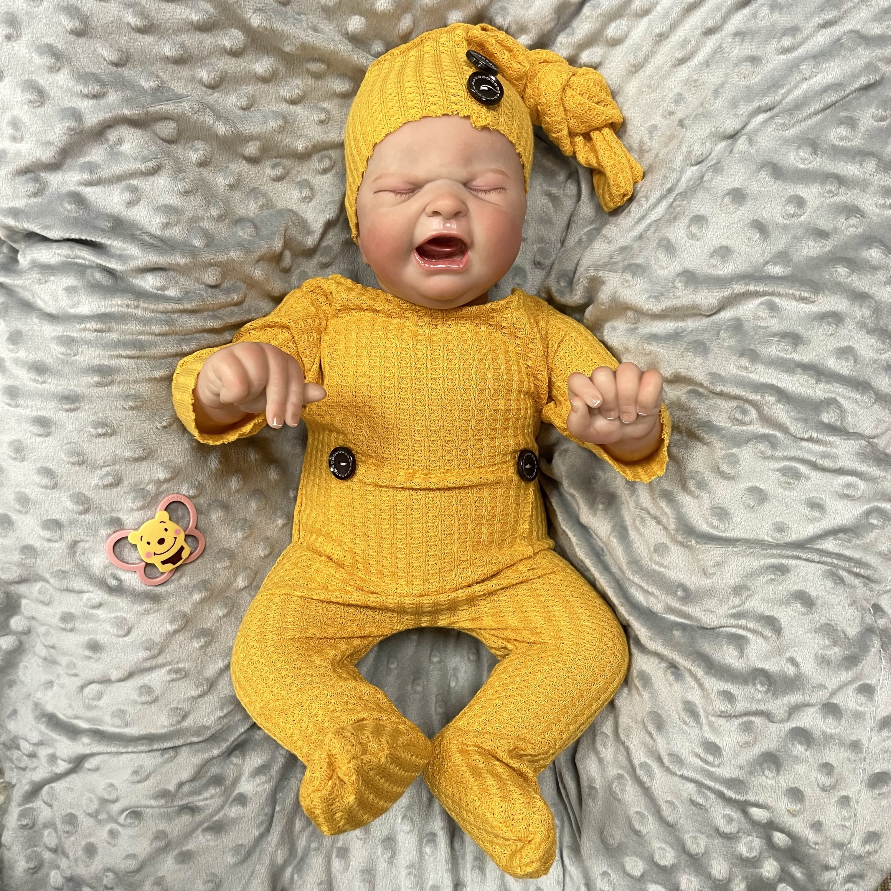 19inch soft reborn baby doll 48cm realistic newborn baby toy lifelike cloth body reborn dolls for gift