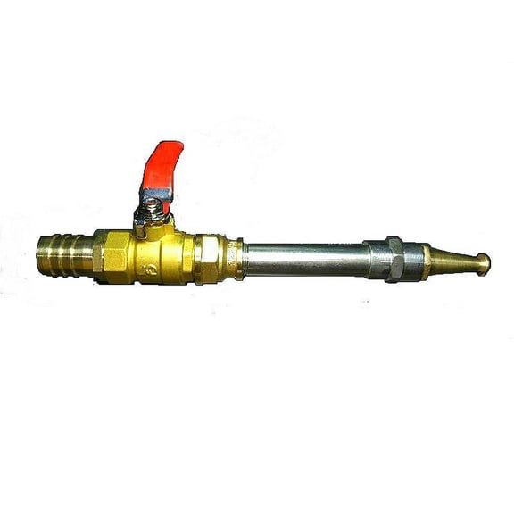 19mm 100/200/300mm jet lance brass ball valve switch,High pressure water gun washer fire reel hose watering pipe connector