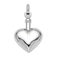 thumbnail image 1 of 19mm 925 Sterling Silver Rh Plated Polished Screw Top Ash Holder Pendant Necklace Pendant for Women, 1 of 2