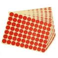 thumbnail image 1 of 19mm Circles Round Code Stickers Self Adhesive Sticky Labels Red, 1 of 8