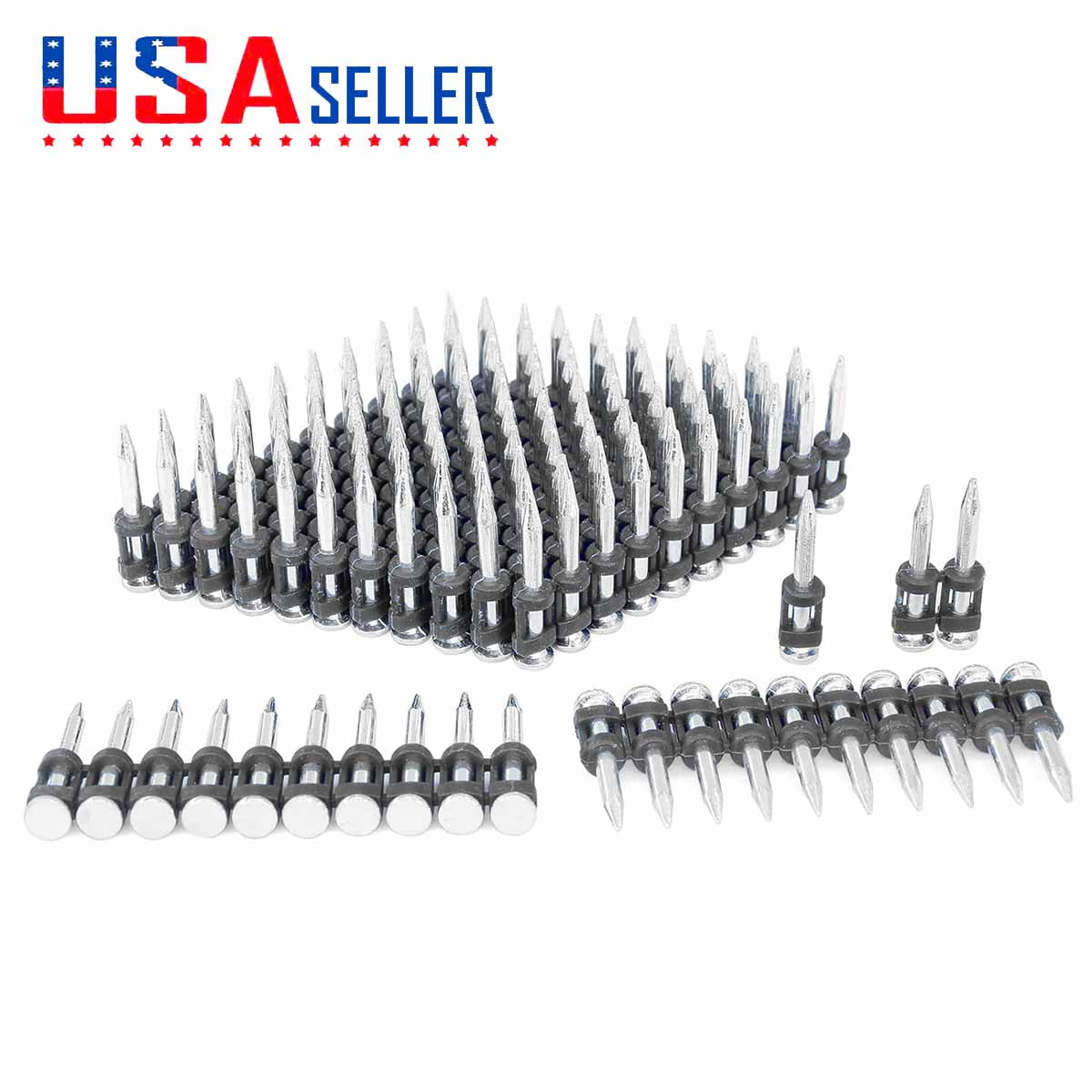 19mm Galvanized Plastic Collated Steel Nails for Hilti BX3 Steel Nailer 200 PCS