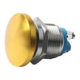thumbnail image 1 of 19mm Metal Push Button Switch 1NO Momentary Self-reset Mushroom Head Screw Feet, 1 of 9