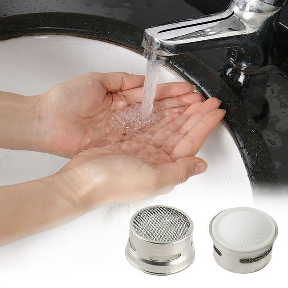 19mm Stainless Steel Faucet Aerator Insert Water Filter Adapter Faucet Replacement Part Accessory 6pcs