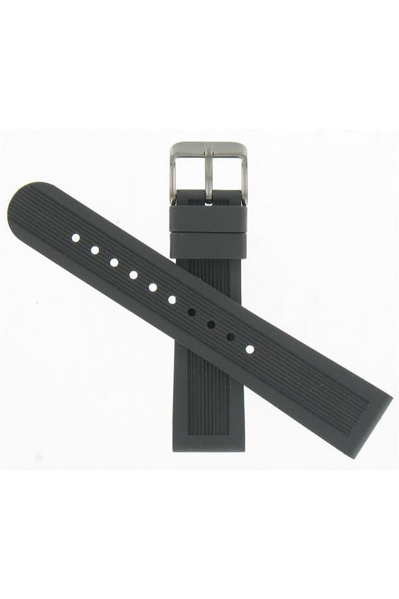 19mm This Mid-Sized Black Rubber Strap for the Dive Master 500 watch fits the following timepieces:241555   004610