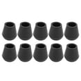 19mm Walking Cane Tip Prevent Slip Wearable Low Noise Round Rubber