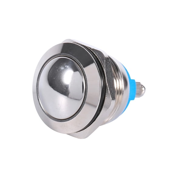 19mm Waterproof Car Metal Push Button Horn Momentary Switch 12V