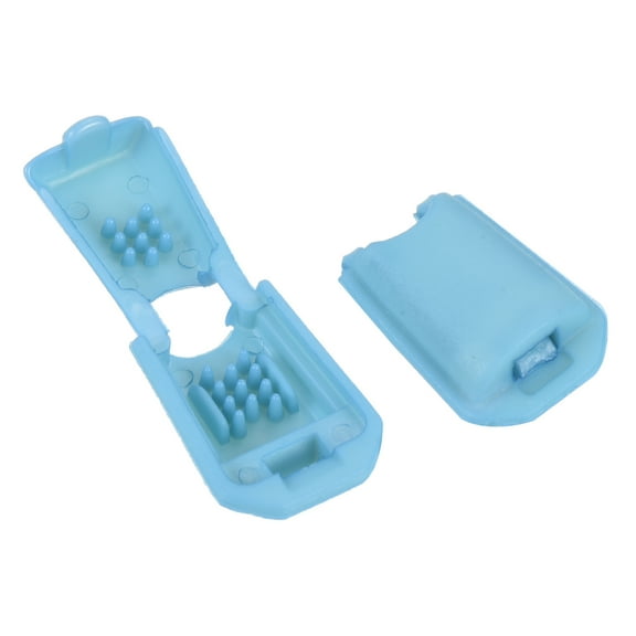 19mm Zipper Pull Cord Ends Zip Clip Buckle Rope End Lock for Backpacks, Purple, 25 Pack