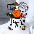 19pcs Basketball Cake Toppers Sneaker Ball Decorations Boys and Men