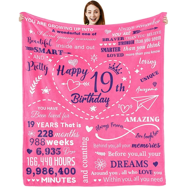 19th Birthday Gifts for Girls, 19th Birthday Decorations for Girls
