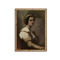 thumbnail image 1 of 19th Century Woman Portrait Antique European Wall Art Poster Decor For Living Room Bedroom, Size 16x24 UNFFRAMED F03.1.7l908, 1 of 3