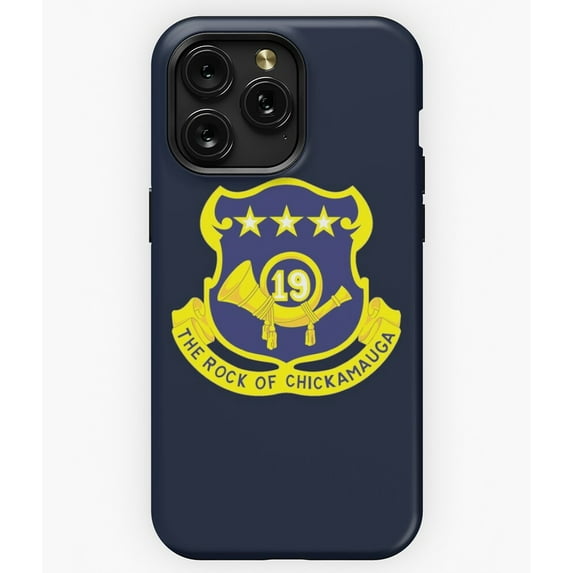 19th Infantry Regiment Rock of Chickamauga A12810 Phone Case for iPhone 11 to 17 Pro Max