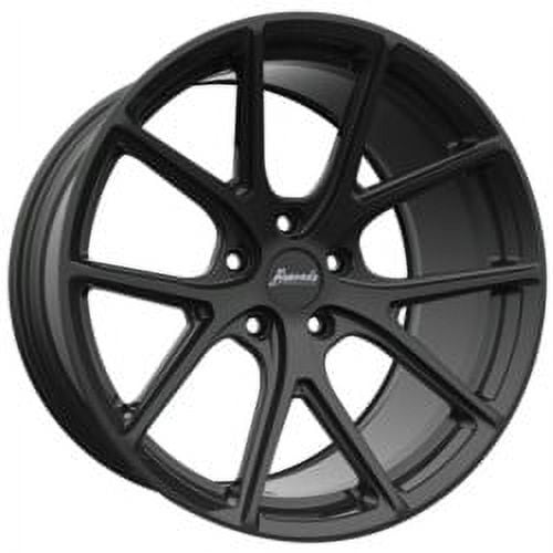 19x10.5 Bravado 08B Tribute Matte Black Wheel 5x4.5 (45mm)