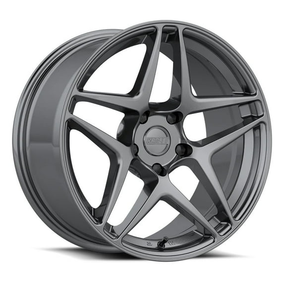 19x10.5 Kansei Wheel K15G Astro Gunmetal Wheel 5x4.5 (12mm)