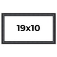 thumbnail image 1 of 19x10 Frame Black Real Wood Picture Frame Width 1.25 inches | Interior Frame Depth 0.5 inches |, 1 of 8