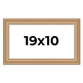thumbnail image 1 of 19x10 Frame Charleston Honey Brown Solid Wood Picture Frame Width 1.75 Inches | Interior Depth 0.5, 1 of 8
