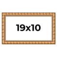 thumbnail image 1 of 19x10 Frame Gold Real Wood Picture Frame Width 1.5 inches | Interior Frame Depth 0.5 inches |, 1 of 8