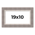 thumbnail image 1 of 19x10 Frame Grey Real Wood Picture Frame Width 2.75 Inches | Interior Frame Depth 0.5 Inches |, 1 of 8