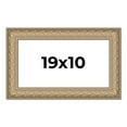 thumbnail image 1 of 19x10 Frame Ornate Silver Beaded Solid Wood Picture Frame Width 2.5 Inches | Interior Depth 1, 1 of 8
