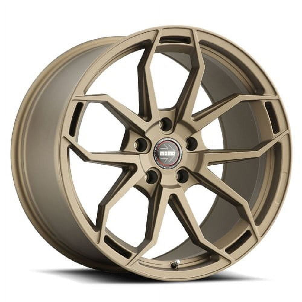 茶 moumom 19x10 MOMO M102 Anzio Satin Bronze Wheel 5x120 (40mm) - Walmart.com