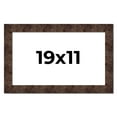 thumbnail image 1 of 19x11 Frame Brown Burl Real Wood Picture Frame Width 1.625 Inches | Interior Frame Depth 0.5 Inches, 1 of 8