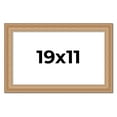 thumbnail image 1 of 19x11 Frame Charleston Honey Brown Solid Wood Picture Frame Width 1.75 Inches | Interior Depth 0.5, 1 of 8