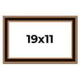 thumbnail image 1 of 19x11 Frame Gold Brown Plein Air Vintage Solid Wood Picture Frame | 1.75 Inches Moulding Width |, 1 of 8