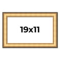 thumbnail image 1 of 19x11 Frame Gold Plein Aire Solid Wood Picture Frame Width 2 Inches | Interior Frame Depth 0.5, 1 of 8