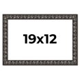 thumbnail image 1 of 19x12 Frame Black-Brown Medieval Solid Wood Picture Frame | 1.5 Inch Moulding Width | Gotham, 1 of 8