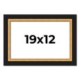 thumbnail image 1 of 19x12 Frame Gold Real Wood Picture Frame Width 2.25 Inches | Interior Frame Depth 0.5 Inches |, 1 of 8