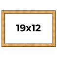thumbnail image 1 of 19x12 Frame Gold Rustic Solid Wood Picture Frame | 1.25 Inch Wide Moulding | Rustique Gold, 1 of 8