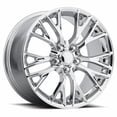 thumbnail image 1 of 19x12" Size Fits FR 22 C7 Z06 for Corvette Chrome Wheel - 5x4.75" Bolt-Pattern - 59mm Offset - 70.3mm Hub-Size, 1 of 3