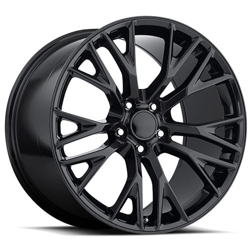 19x12" Size Fits FR 22 C7 Z06 for Corvette Gloss Black Wheel - 5x4.75" Bolt-Pattern - 59mm Offset - 70.3mm Hub-Size
