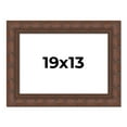 thumbnail image 1 of 19x13 Bamboo Wood Tone Complete Wood Picture Frame with UV Acrylic, Foam Board Backing, & Hardware, 1 of 7