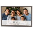 thumbnail image 1 of 19x13 Frame Blue Kingsley Pewter Solid Wood Picture Frame Width 0.75 Inches |Interior Depth 0.5, 1 of 8