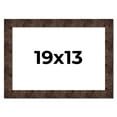 thumbnail image 1 of 19x13 Frame Brown Burl Real Wood Picture Frame Width 1.625 Inches | Interior Frame Depth 0.5 Inches, 1 of 8